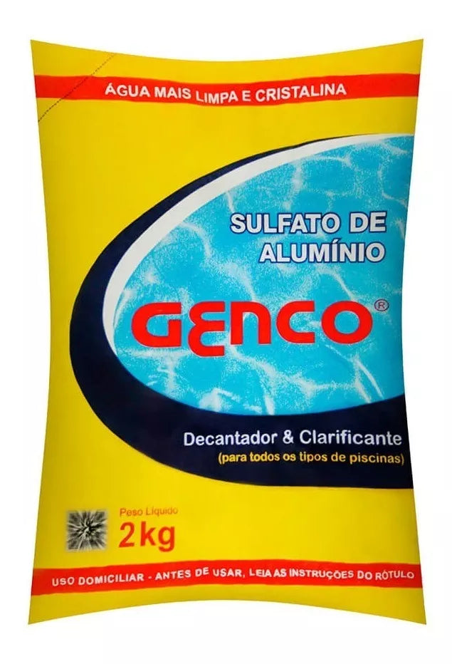 Sulfato de Alumínio Decantador Genco 2Kg