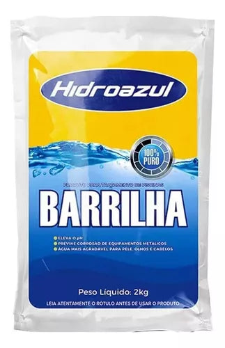 Barrilha Elevador De Ph Hidroazul 2 Kg