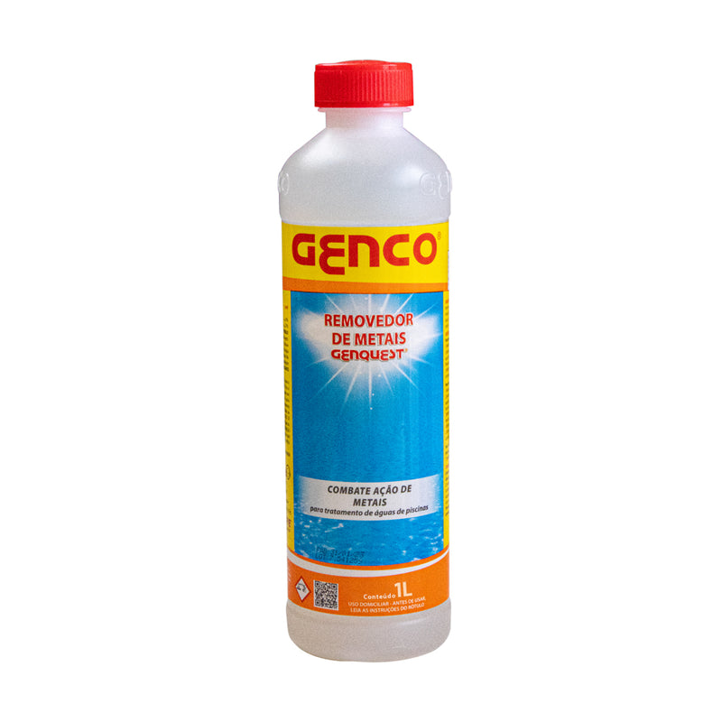 Genquest Inibidor De Manchas Incrustações Piscinas 1lt Genco